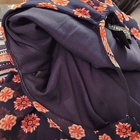 BRAND NEW ENFOCUS STUDIO SLEEVELESS MULTI-COLOR SHIFFON MINI DRESS - Picture 14 of 14